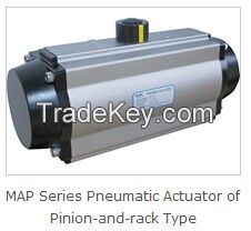 MAP Series Pneumatic Actuator of Pinion-and-rack Type for Control Valve