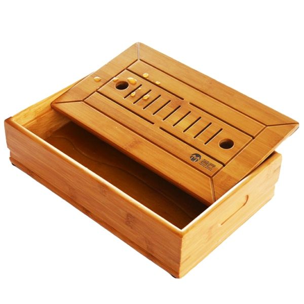 Custom portable simply and eco-friendly FuJian Mao bamboo tea tray