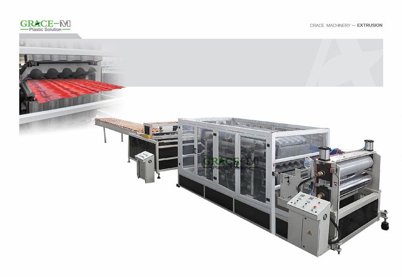 Glaze roof tile extrusion line