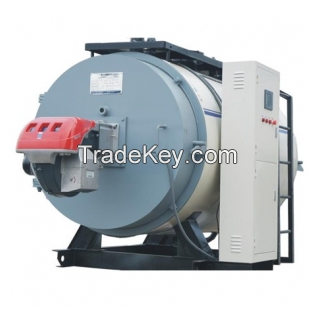 Gas/oil fired hot water boiler