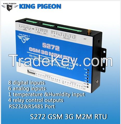 GSM 3G M2M RTU (4D+I4AI+4DO+1TH+1USB) S272