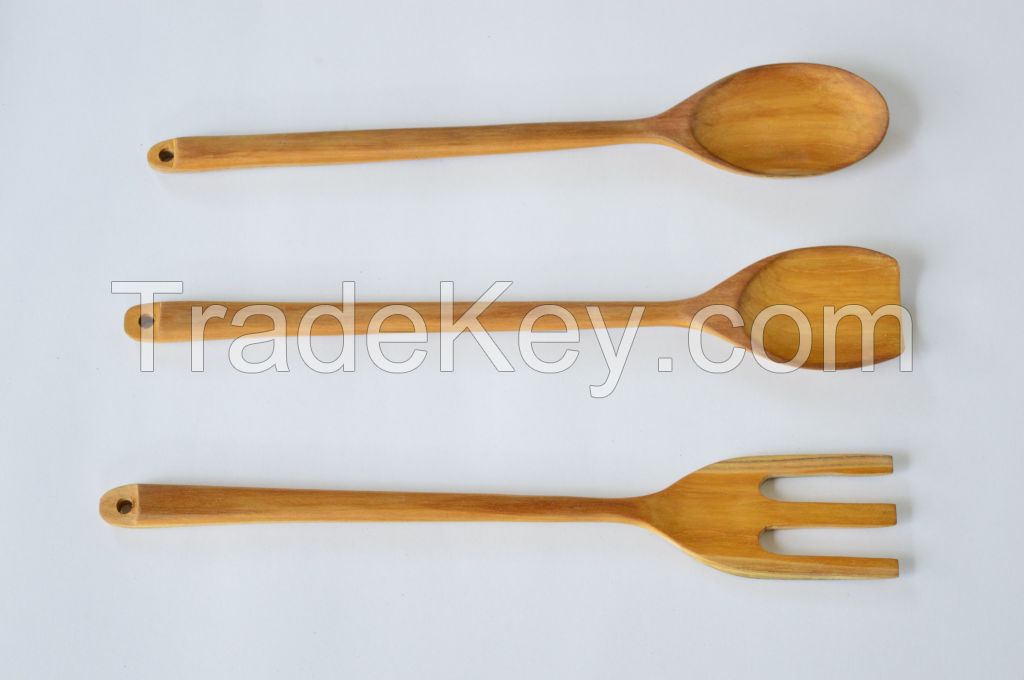 Set wooden Kitchen Utensils with Premium Quality and Best Seller From Indonesia