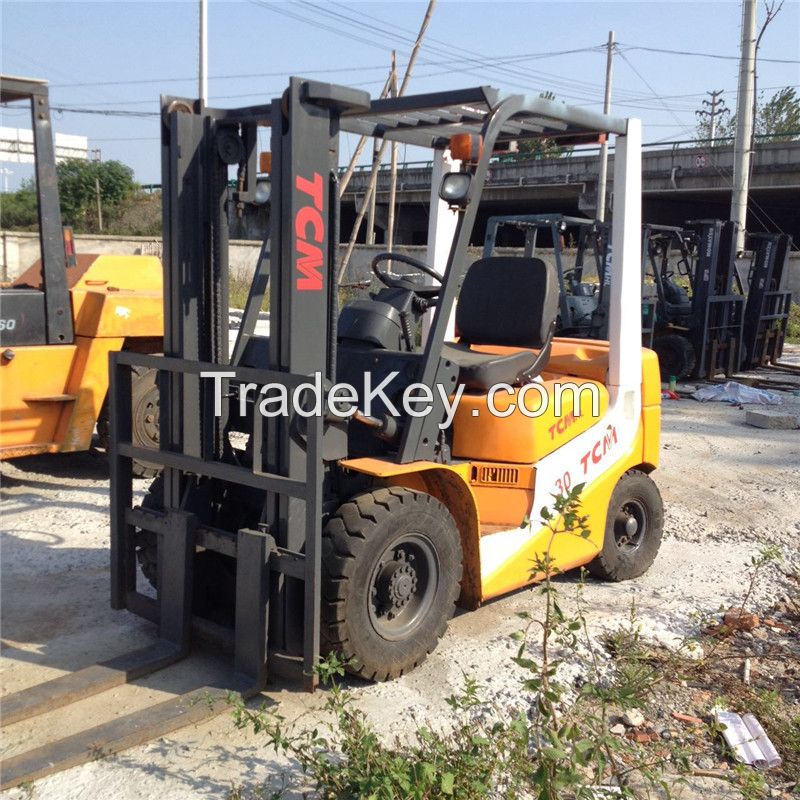 TCM Forklift FD30 Used 3Ton Capacity, Japanese Forklift, Used Forklift