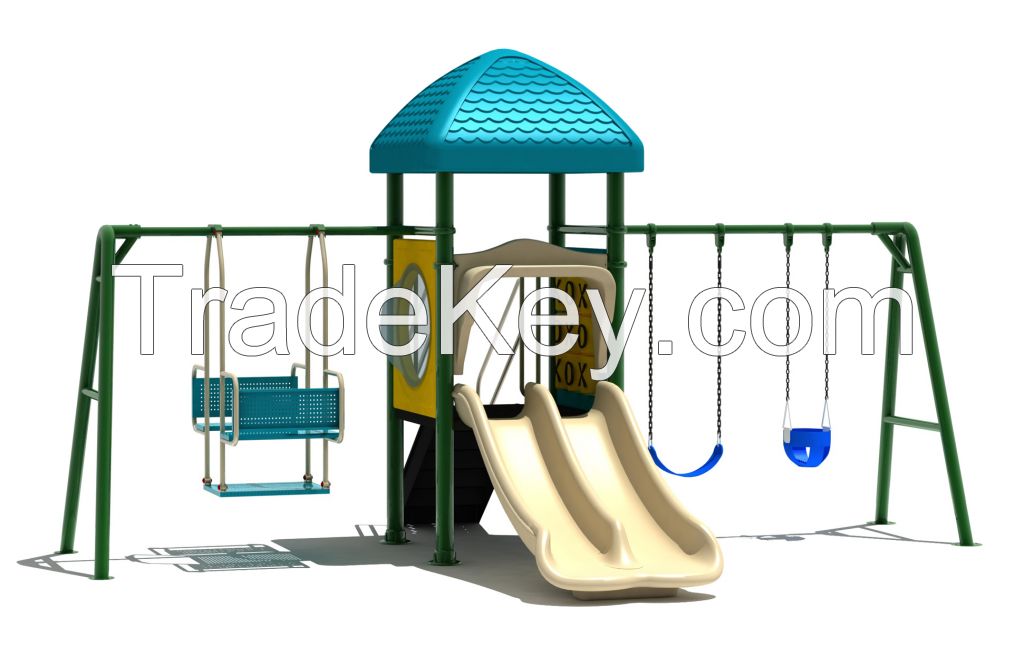 Sell Outdoor affordable playground equipment swings & slides