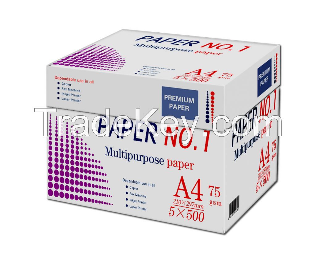 A4 copy paper 80gsm/75/gsm/70gsm