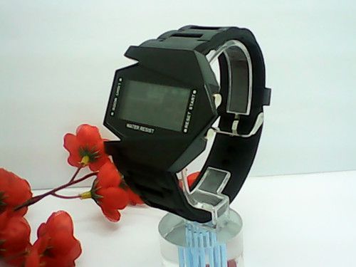 Hot Sale Airplane Metal case Digital LED Watch