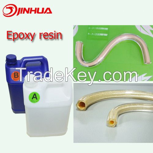 new Golden Glass Bending Light Epoxy Crystal Epoxy Resin Glue