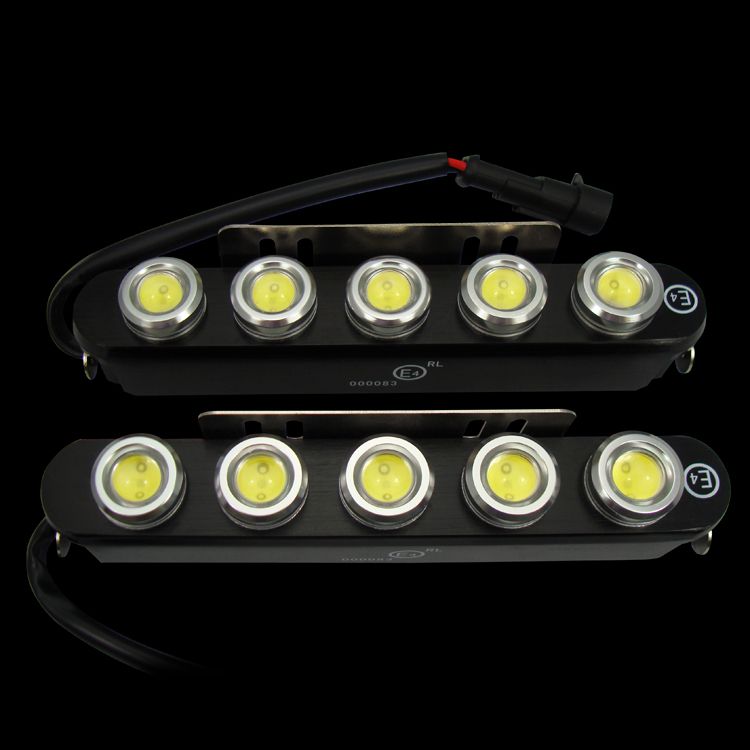 10w 12v auto power led drl lamp daytime running light