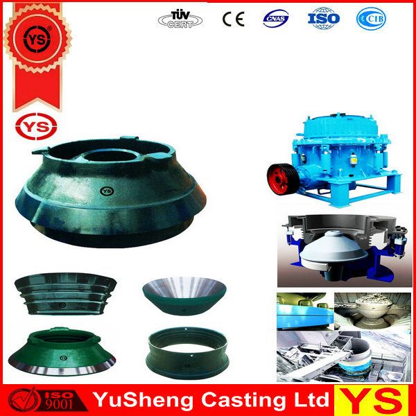 Cone Crusher Parts, Cone Crusher Fixed Cone, Cone Crusher Moving Cone