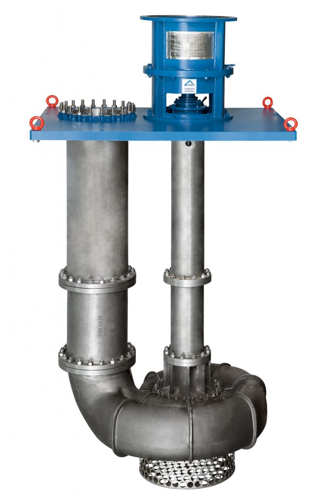 Vertical Chemical Centrifugal Pump for Sulphuric Acid Applications, Type GVRN