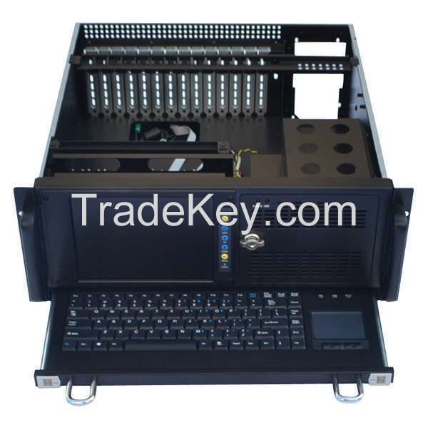 4U 19 inch Rack Mount DVR Chassis Industrial Computer Case