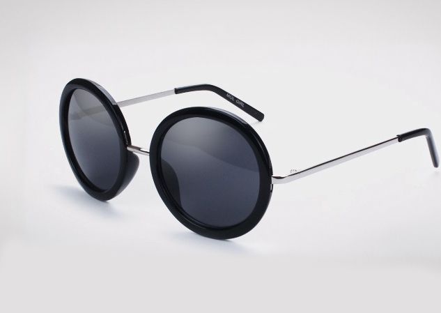 Europe and the United States retro big round sun glasses