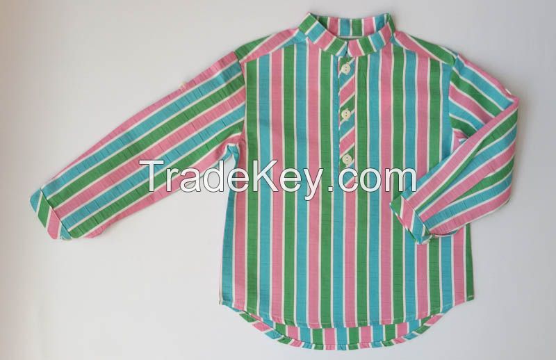 OEM manufacturer hot sale new style boy shirt