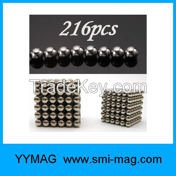 5mm 216pcs/set neocube, buckyballs