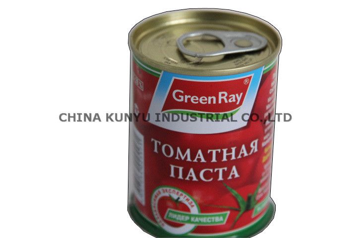 Canned tomato paste