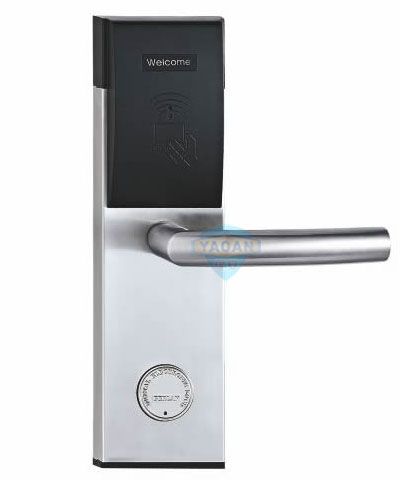 Stainless steel hotel door lock