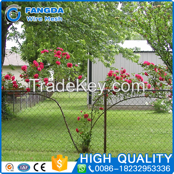 wholesale cheap decorative galvanized used chain link fence for sale