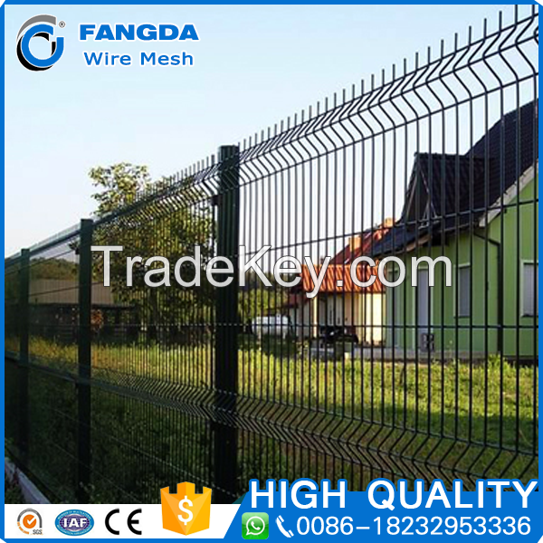 wholesale cheap security pvc coated metal electric iron fence