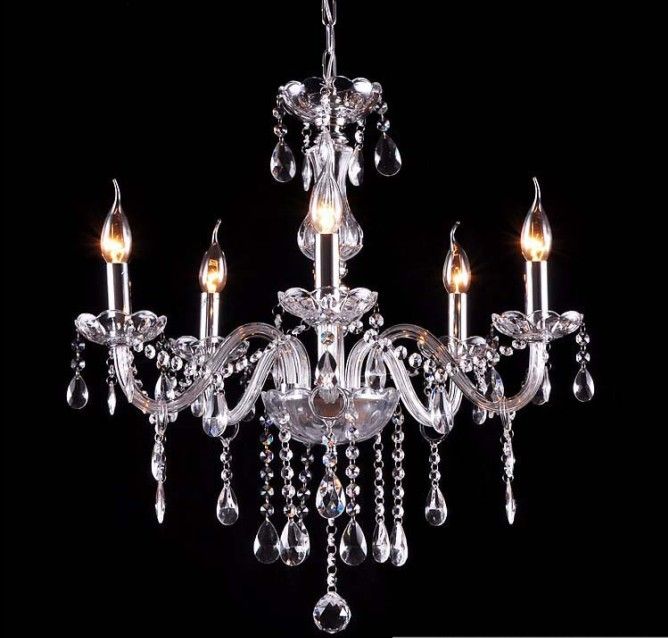 Sell European Candle Crystal Chandeliers lamps lighting Bedroom Modern E14