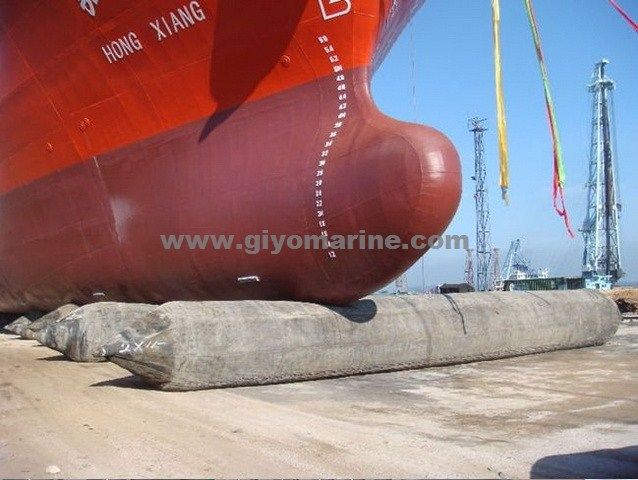 marine airbag for ship launching