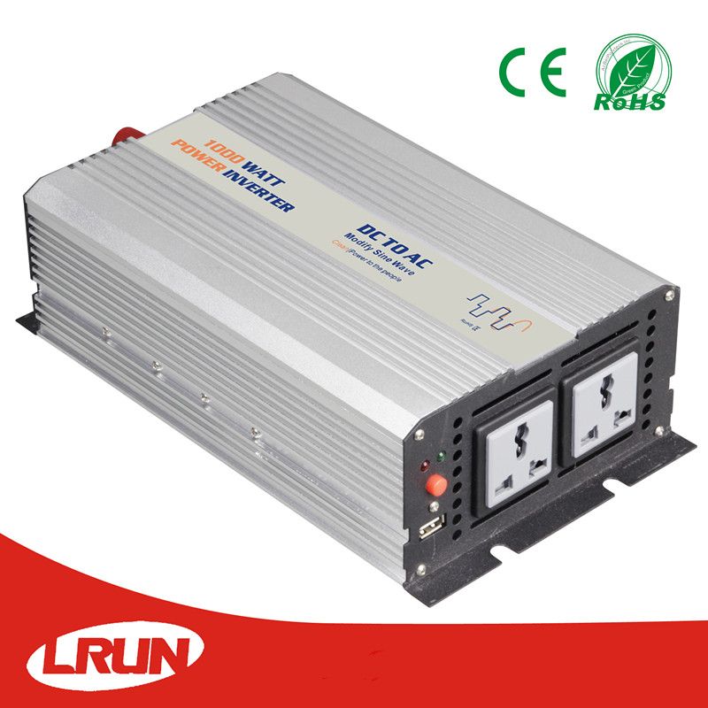 Modified Sine Wave Inverter Power 1000W dc 12V to ac 220V car auto power inverter USB 5V 1.5A