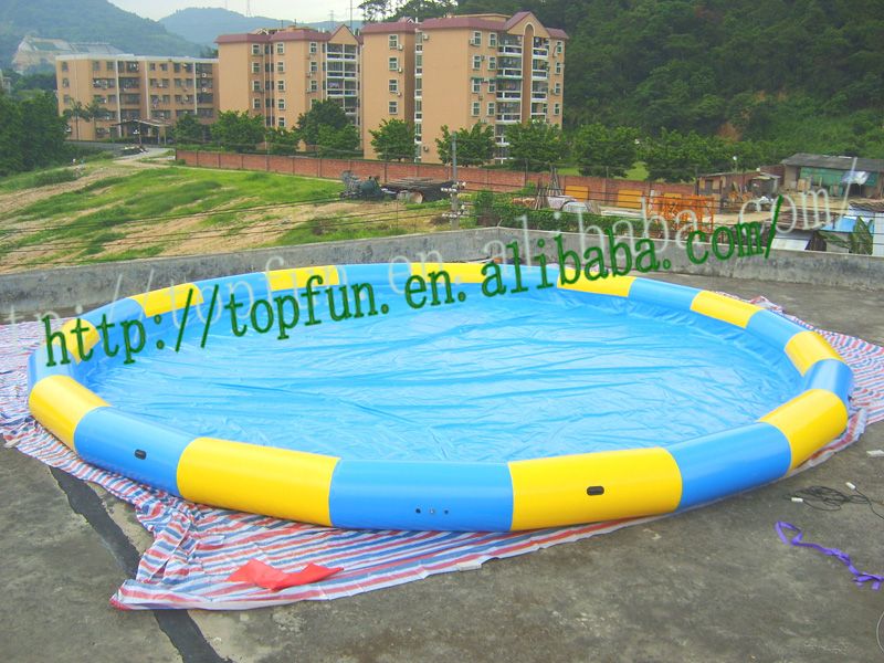 Aqua Park PVC Inflatable Water Pool / inflatable swimming pools for water walking ball games