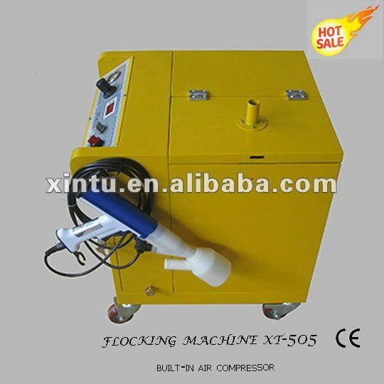 Manual electrostatic flock machine