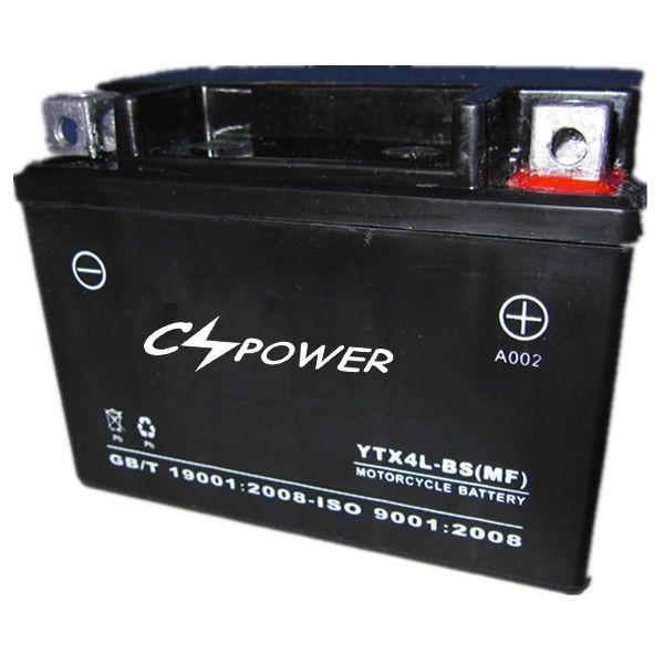 Maintenance Free Motorcycle Starting Lead-Acid Battery (YTX6.5L-BS) 12V-6.5ah