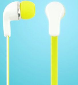 Flat earphone