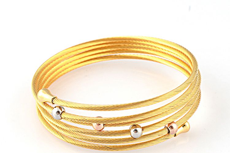 2014 hot new product adjustable wire bangle bracelet wholesale