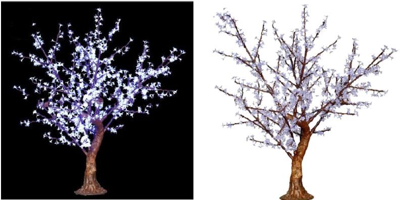 LED Imitation Tree_cherry 1M