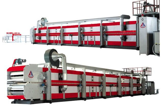 24 meter PU block laminating machine with high pressure foam machines