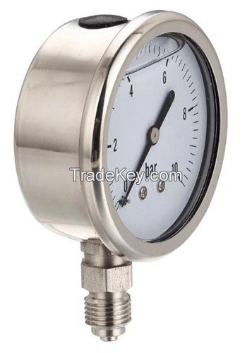 all stainless steel liquid filled gauge