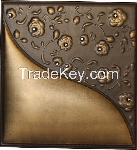 provide 3D leather wall tile/ wall panel