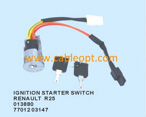 Ignition Starter Switch For Renault R25 013880/77012 03147