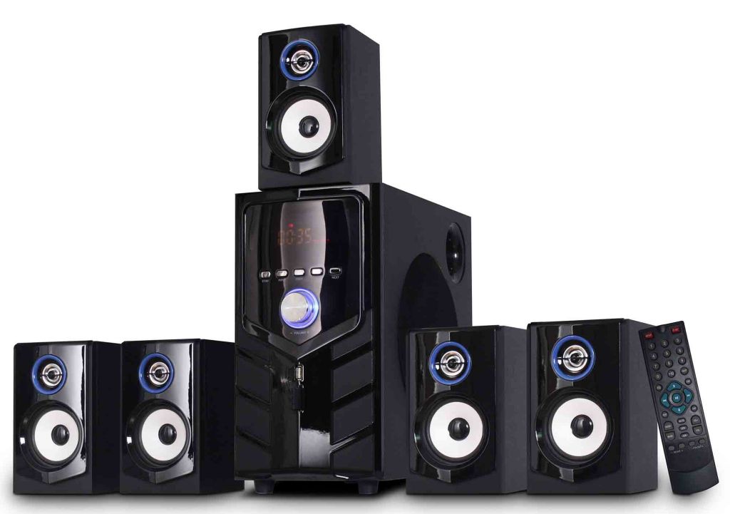 5.1 multimedia computer speaker with FM, card reader