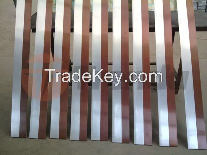 copper-aluminum transfer busbar