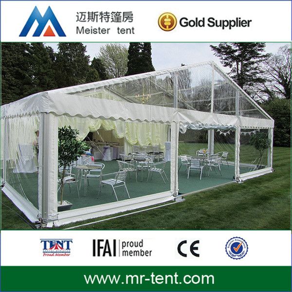 Large outdoor clear span transparent tent at factory price