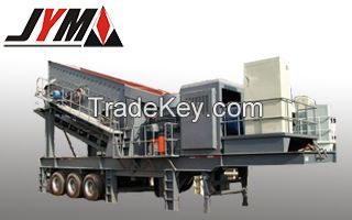 The wheeled mobile crushing plant