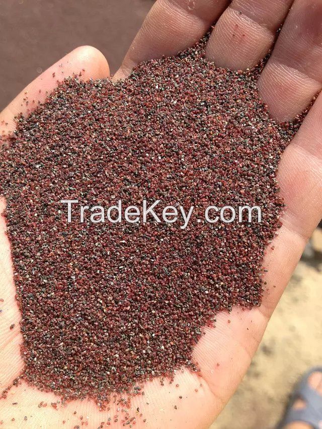 Garnet sand blasting abrasives