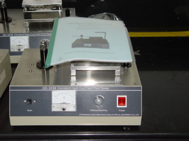 GD-3536 Cleveland Open Cup Flash Point Tester