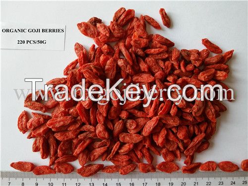 Organic Dried Chinese Wolfberry (goji berry)