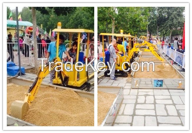 kids amusement excavator