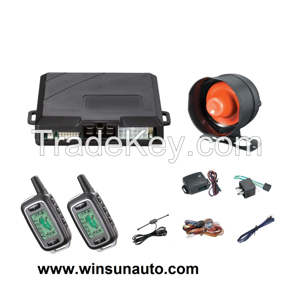 Two-way car alarm with engine start TW1000