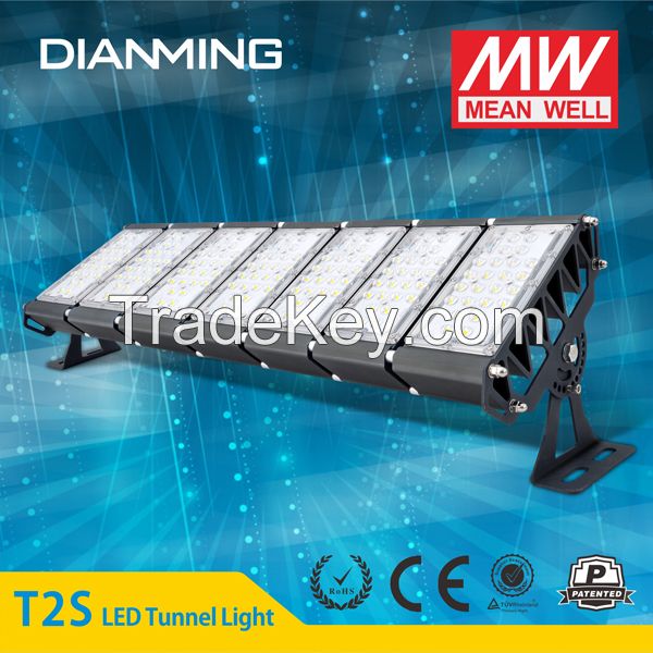 180W LED Tunnel Light CE ROHS IP66 5 Years Warranty / Meanwell Driver