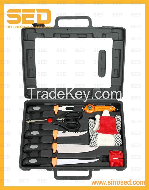 9 PC Fillet Knife Kit