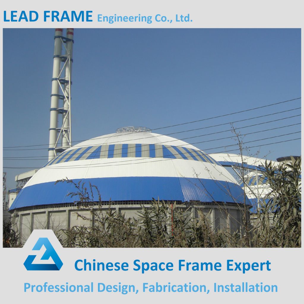 Prefabricated Large Span Lightweight Steel Dome Space Frame