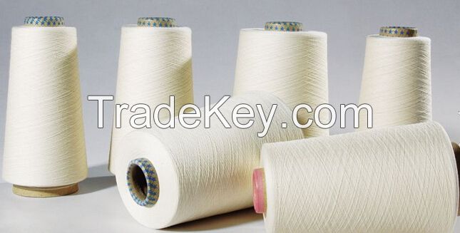 Hot selling cotton yarn in raw white