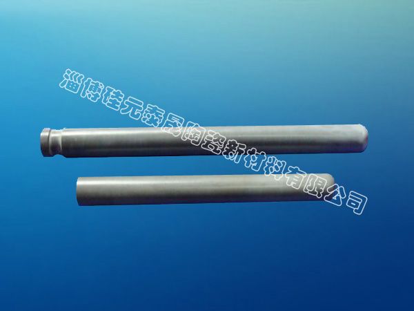 Die casting silicon nitride thermocouple protection tubes