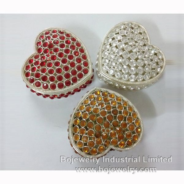 Enamel Handmade metal jewelry box